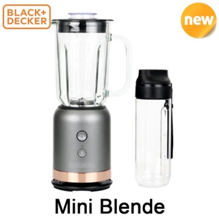 Order BLACK&DECKER Black+Decker 300W 6 Piece Personal Compact Sports Blender /Smoothie Maker Silver/Black SBX300 B5 Now!