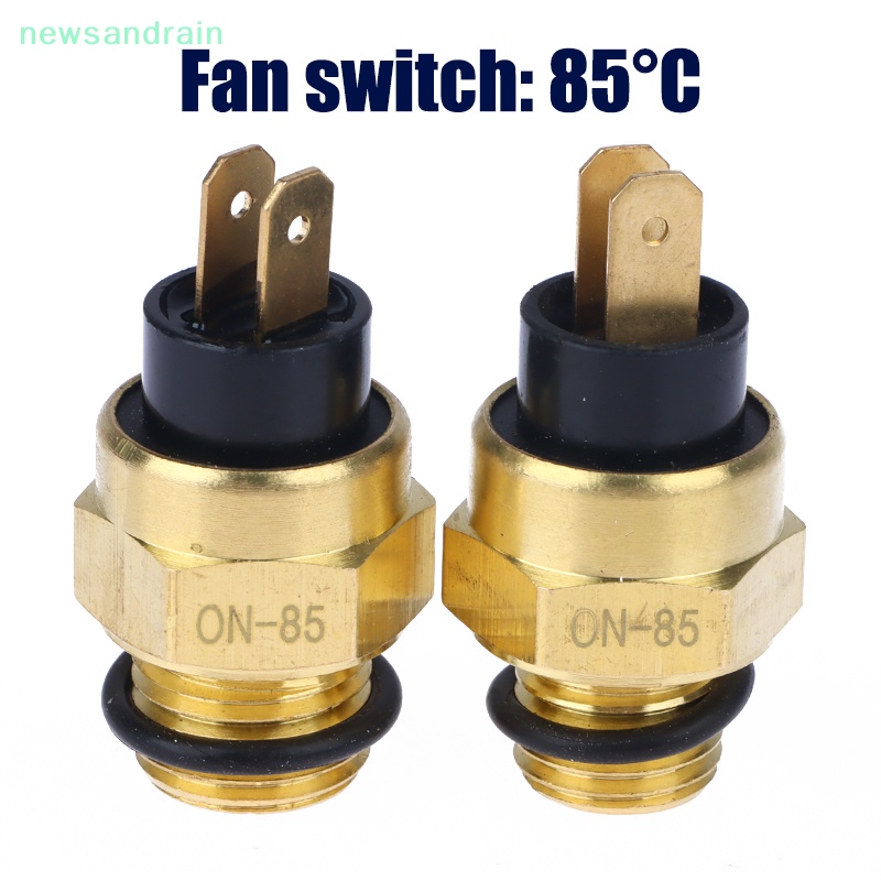 newsandrain M14/M16 Motorcycle Electric Radiator Fan Water Temperature