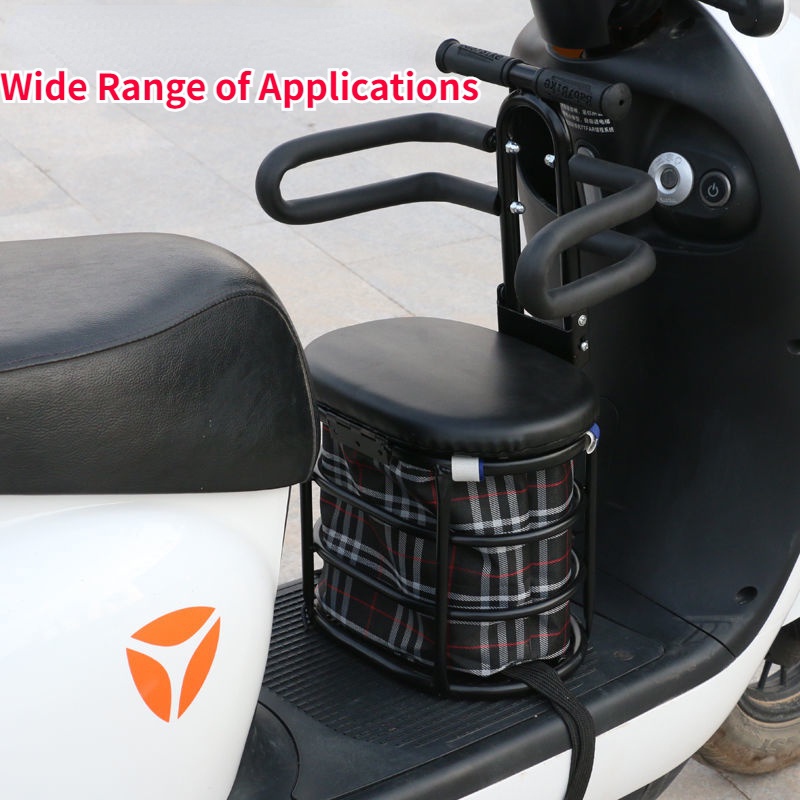 Electric Motorcycle Storage Child Seat Front Chair Electric Bike
