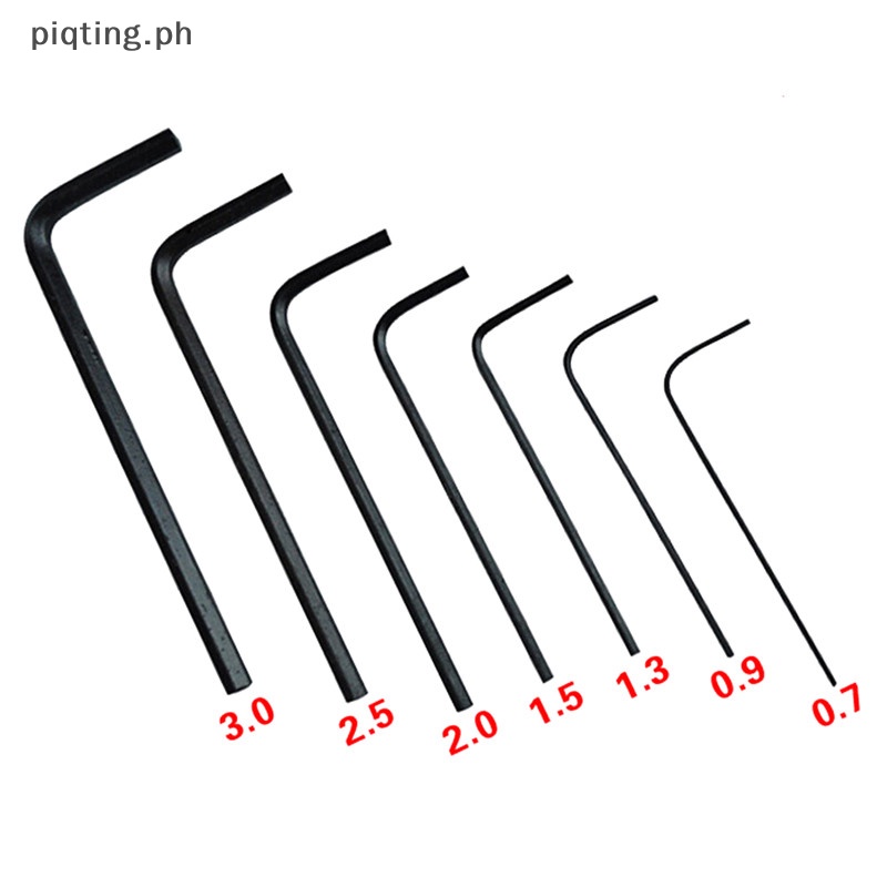 PP 7Pcs/lot 0.7mm-3mm Mini Hexagon Hex Allen Key Set Wrench Screwdriver ...