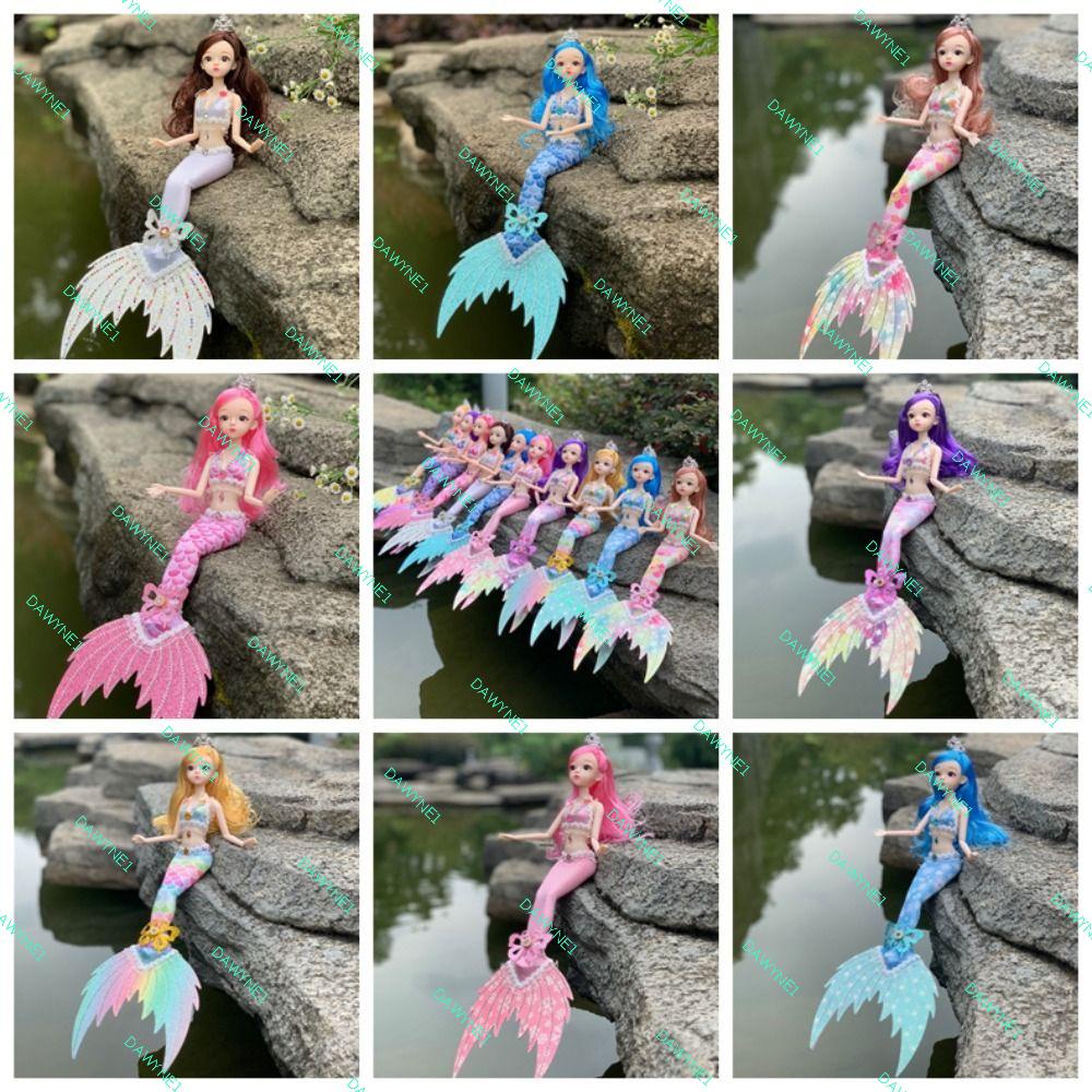 DWAYNE1 Bjd Mermaid Doll Toy, Dress-up Toy Drilling Tail, Doll Cosplay ...