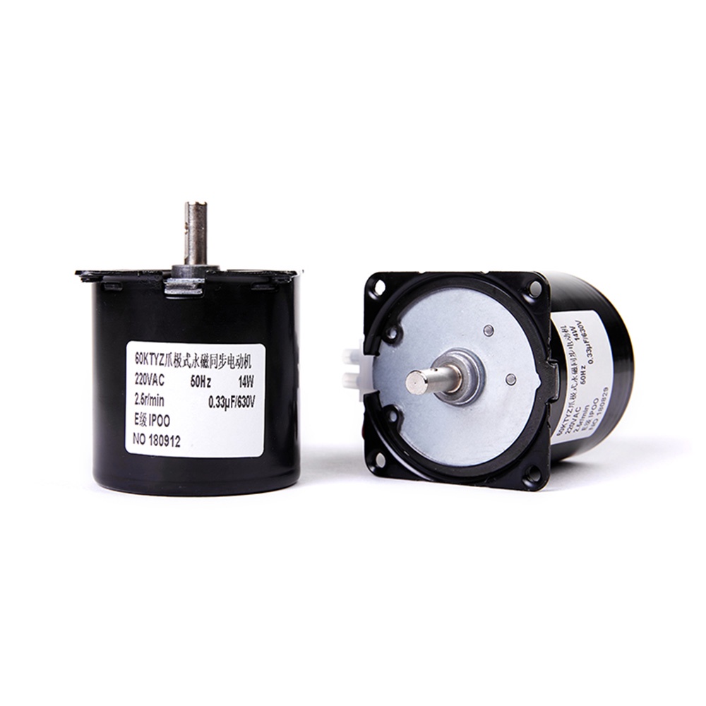 14W 60KTYZ 220V sincronismo magnético permanente AC engranaje Motor reductor de velocidad eje central/eje excéntrico tipo D 8mm 1-110RPM - AliExprs 13