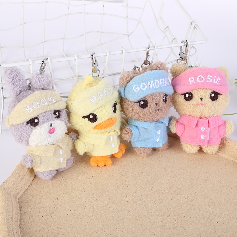 12cm Black Pink World Tour Mini Plush Keychain BLACKPINK Stuffed