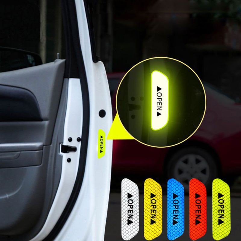 AUTO K Reflective Sticker, Car By Sticker / Warning Sticker, Open By ...