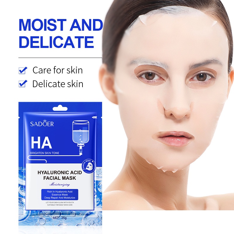 Full English Mask SADOER Hyaluronic Acid Vitamin E Vitamin C