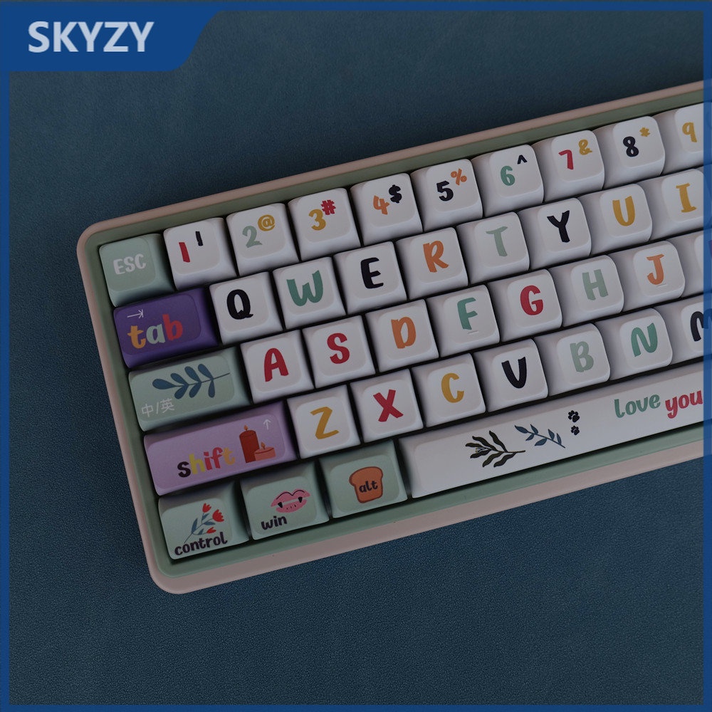 A Midsummer Night's Dream Keycaps XDA Profile Purple Fantasy PBT Dye ...