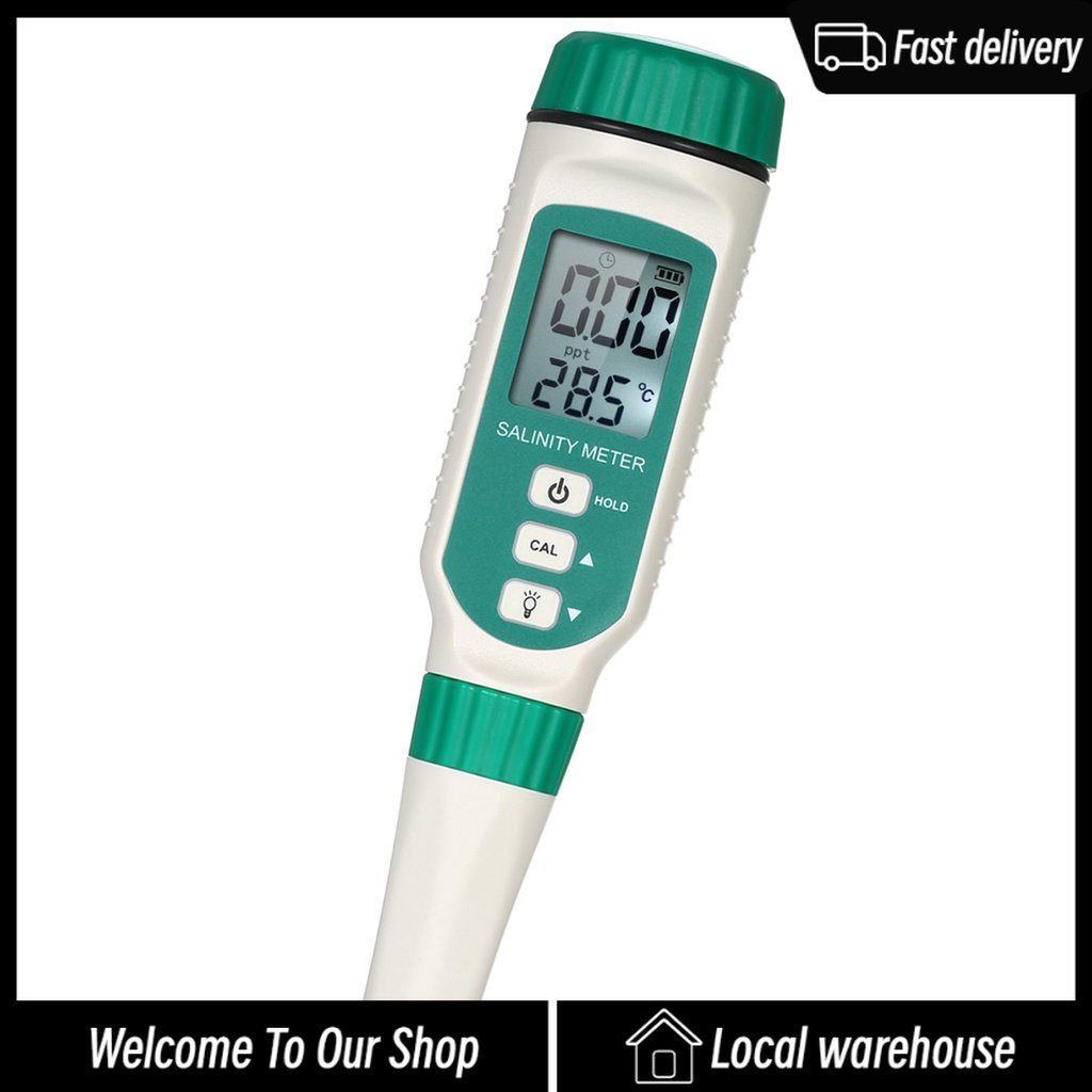 [Fast delivery]SMART SENSOR Portable Salinity Meter Handheld ATC ...