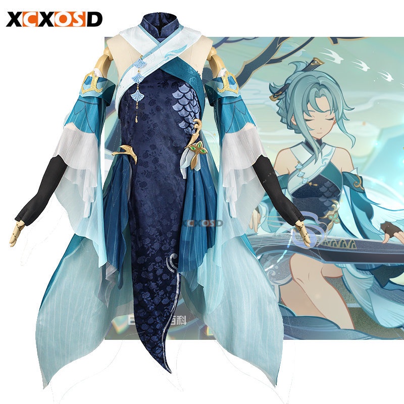 Genshin Impact Madame Ping Cosplay Costume Game Genshin Streetward ...