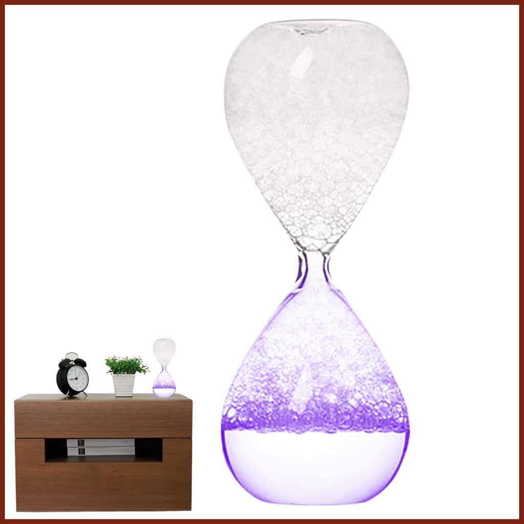 Glass Bubble Hourglass Dream Foam Hourglass Timer Glass Liquid