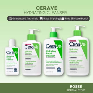 Cerave Hydrating Facial Cleanser Set, 3-pack