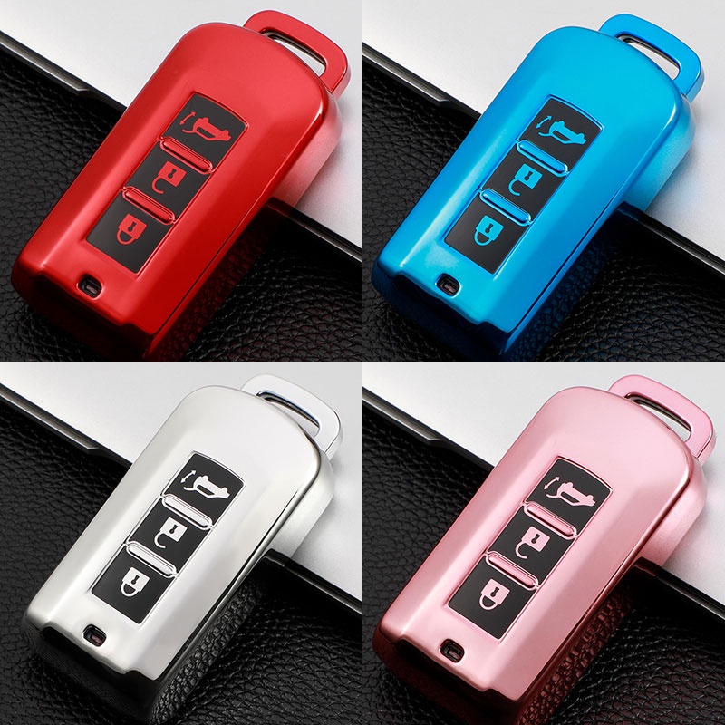 TPU Car Remote Key Case Cover Shell for Mitsubishi Outlander ASX Pajero ...