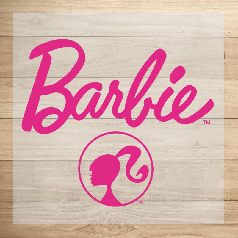 Barbie Heat Transfer Sticker Cartoon Logo Girls Clothes DIY Decoration  Applique Fashion Ironing Patches Gifts