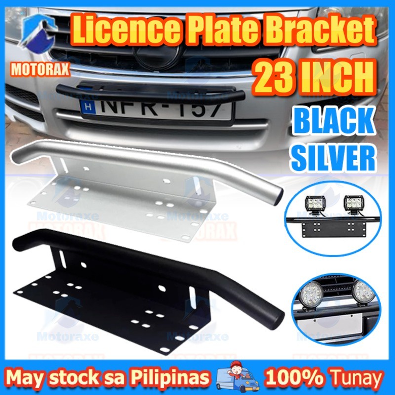 Universal Car Front Bumper Bull Bar Number Plate Holder For Truck SUV