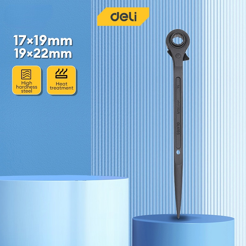 Deli Tool Heavy Duty Pointed Tail Ratchet Wrench Ratchet Socket Wrench ...