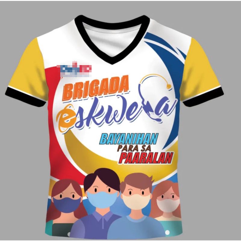 BRIGADA ESKWELA TSHIRT Full Sublimation 3D TShirt Summer Short Sleeve