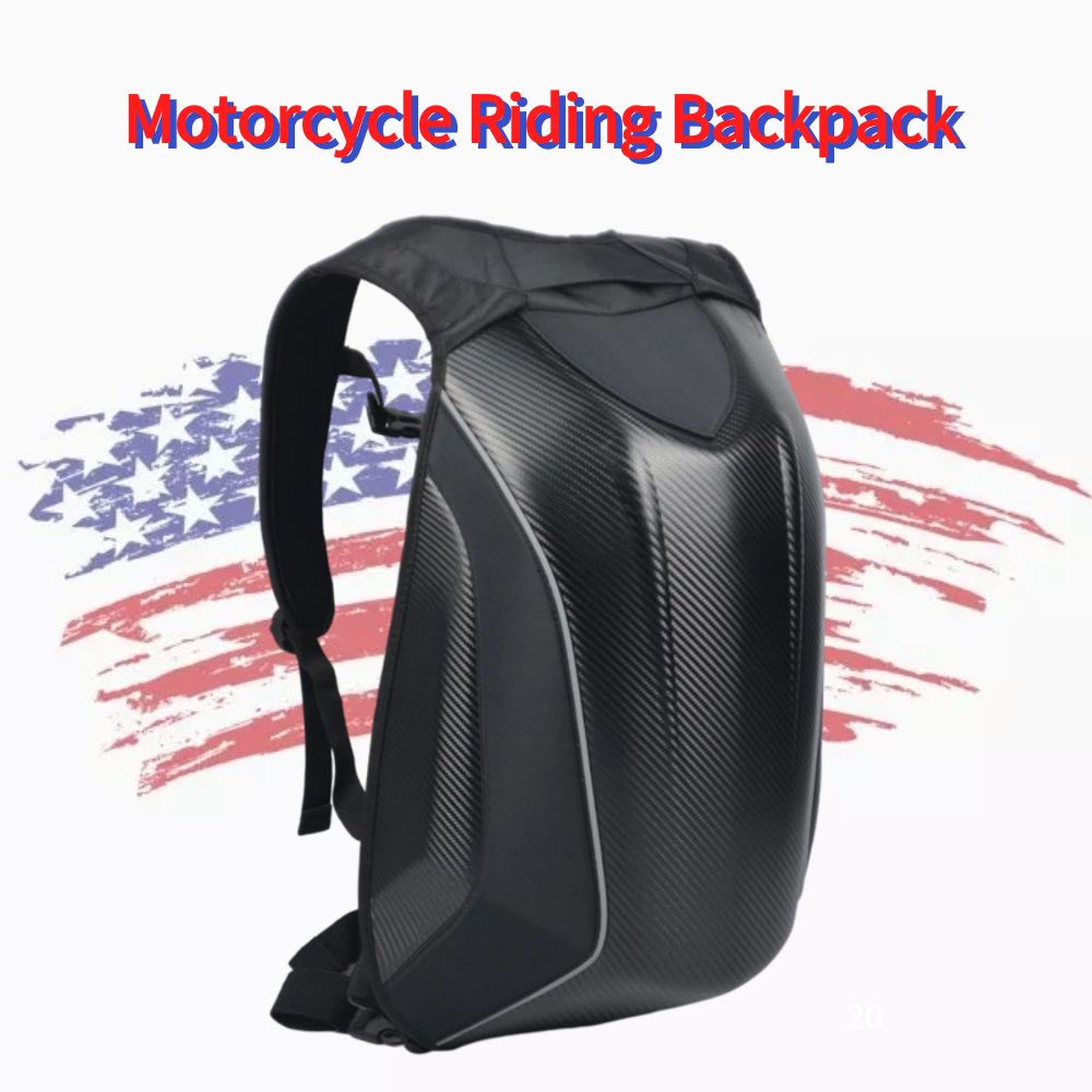 Motorcycle Backpack Black Moto riding Bag Top case Multifunction Bag
