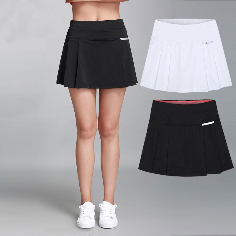 Women's Pleated Tennis Skirt Golf Skorts High Waist Badminton Running Yoga  Fitness Workout Sports Skirts