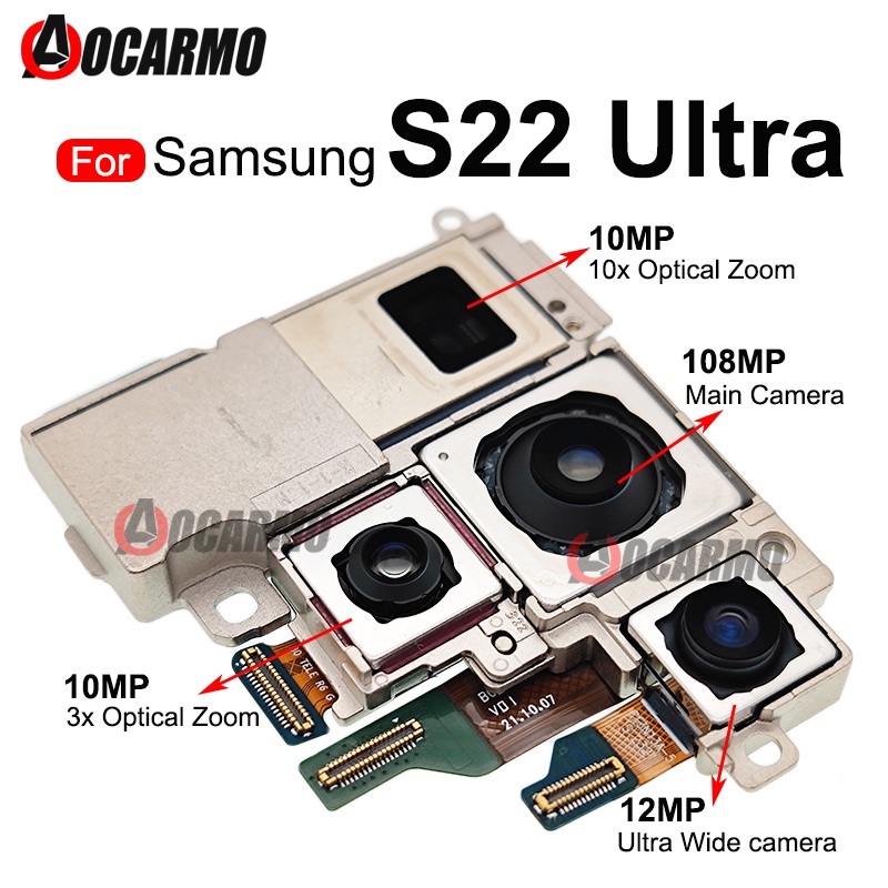 For Samsung Galaxy S22 Ultra Front Back Main 108MP + 12MP Ultra Wide