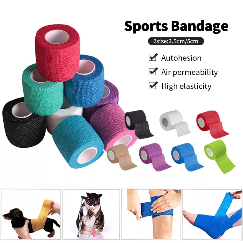 Athletic Wrap Tape Selfadhesive Muscle Finger Protective Bandage Pet