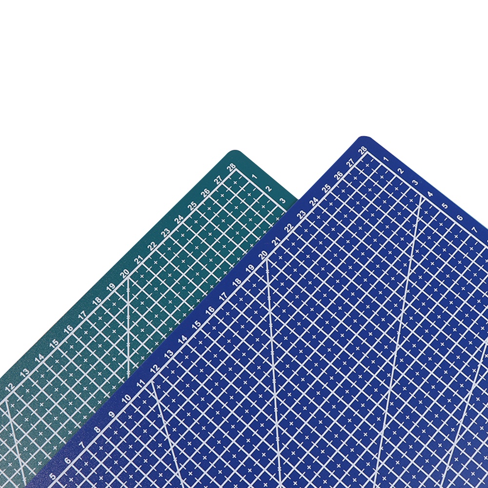 45x33cm Blue Green Cutting Mat Sewing Pad Single Side Craft Mats Cutter