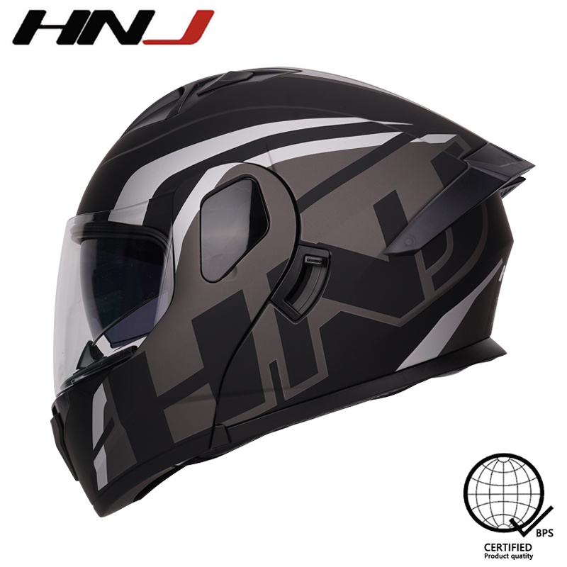 HNJ 937 Motorcycle Helmets Open Face Modular Motor Helmet Dual Visor Shopee Philippines