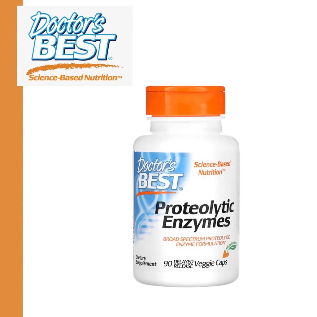 Doctor's Best Ph Doctor's Best, Proteolytic Enzymes, 90 Delayed Release Veggie Caps. Shopee
