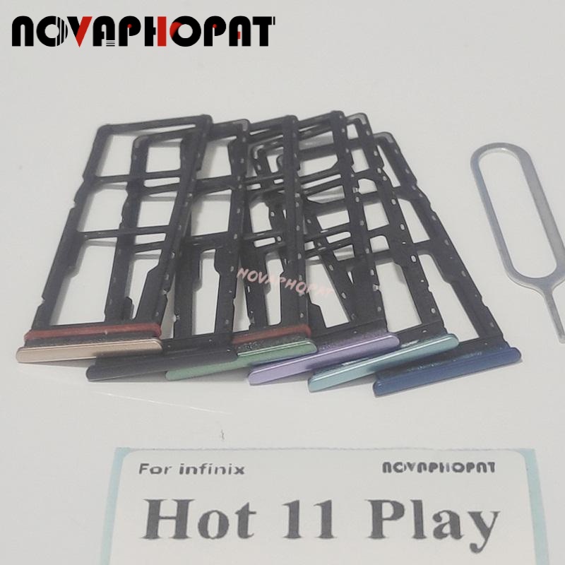 Novaphopat Brand New SIM Card Tray For Infinix Hot 11 Play SIM Holder ...