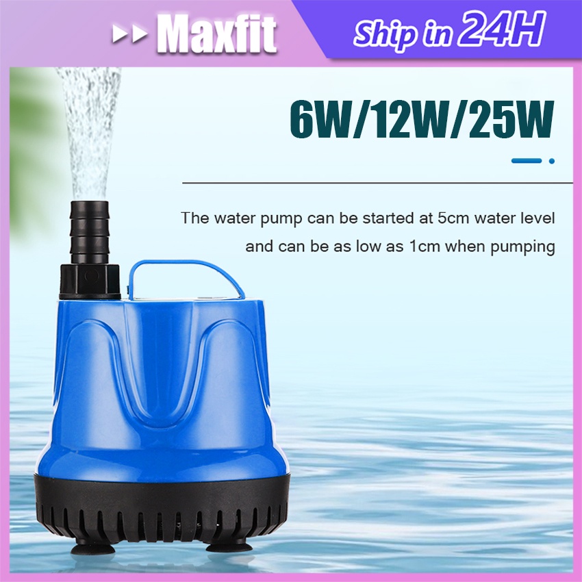 KANDILA Aquarium Submersible Water Pump Fish Pond Submersible Water ...