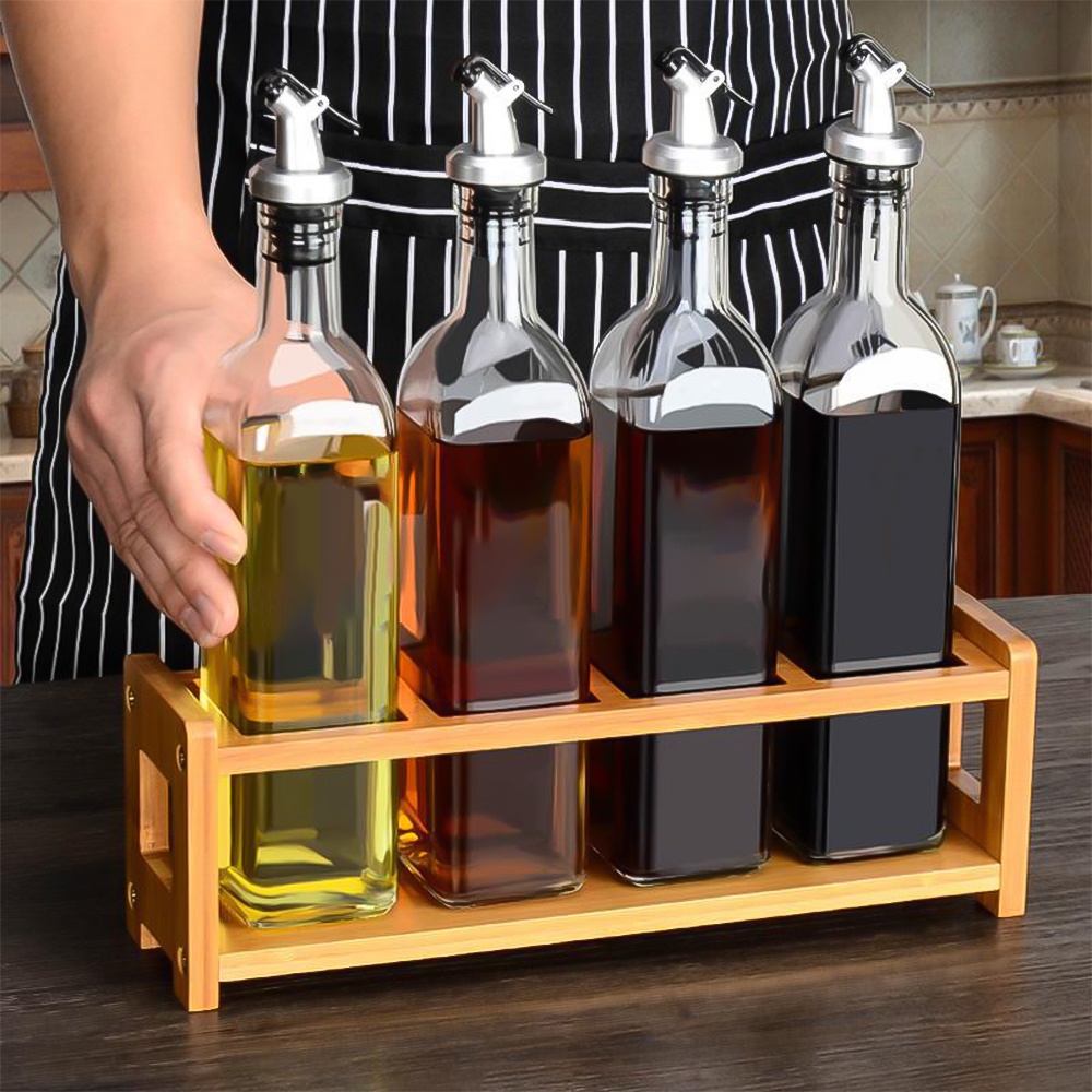 Oil Dispenser Bottle / Glass Olive Oil Honey Vinegar Dressing Container