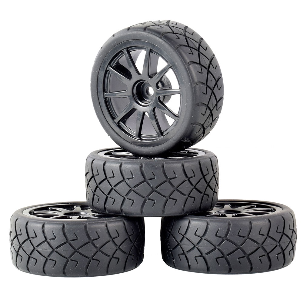 Rc Car Rubber Tires Wheels Rims Mm Hex Hub For Wltoys And