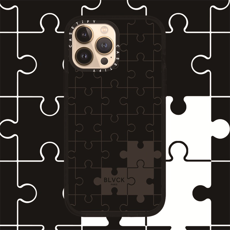 CASECASE X Custom BLVCK Puzzle Case RosePink Color