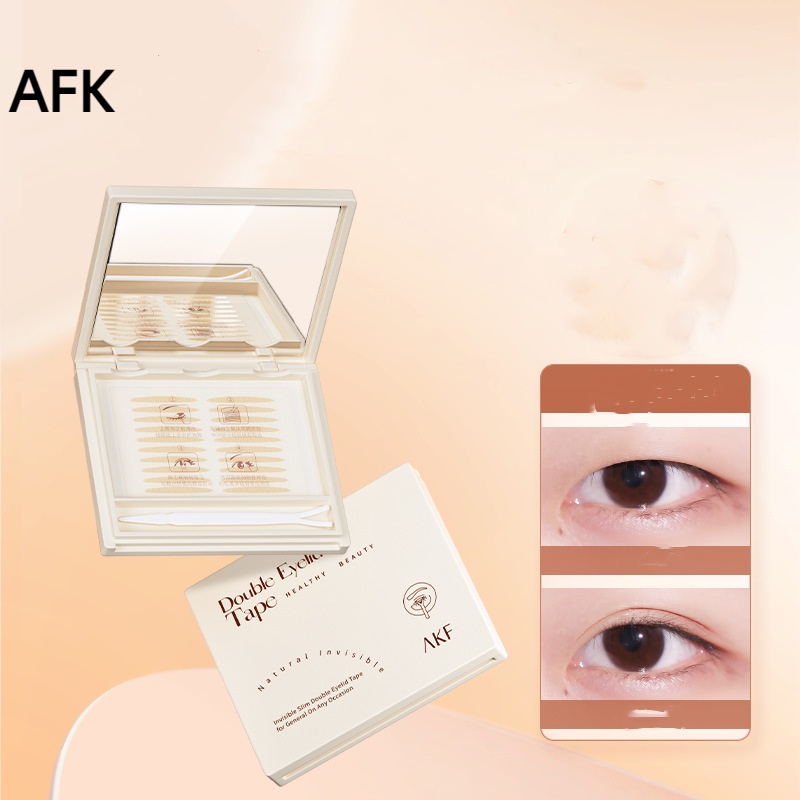 AKF Double Eyelid Stickers Female Invisible Natural Non-mark Swollen ...