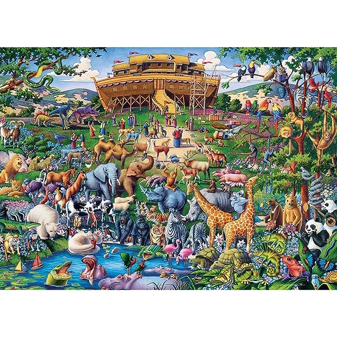Masterpieces Noah's Ark 1000-Piece Jigsaw Puzzle | Shopee Philippines