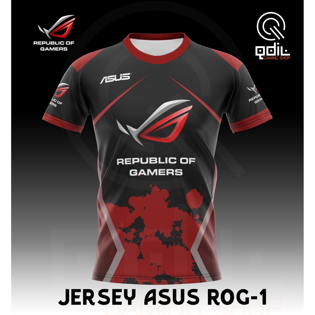 Asus Rog Gaming T-Shirt (Republic Of Gamers) | Shopee Philippines