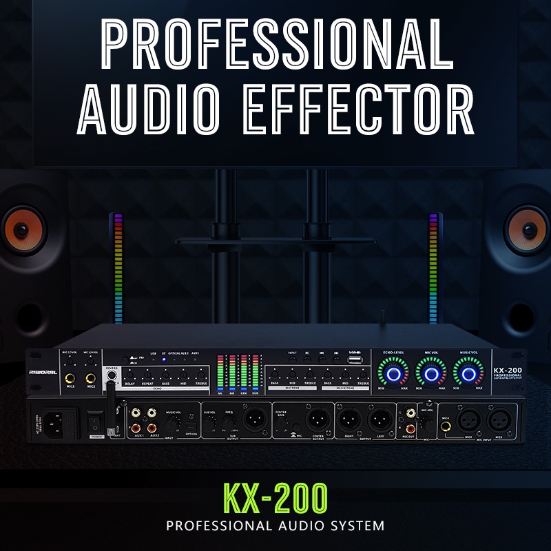 Audio Vocal Reverb Effect Processor Microphone With Bluetooth KTV ...