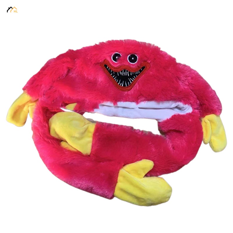 Poppy Playtime Plush Hat Pinching Ear Hat Plush Airbag Ear Popup Cute