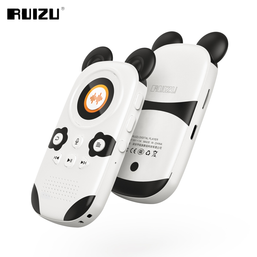 RUIZU X31 Bluetooth MP3 Player With Speaker Mini Cute HiFi Music Player