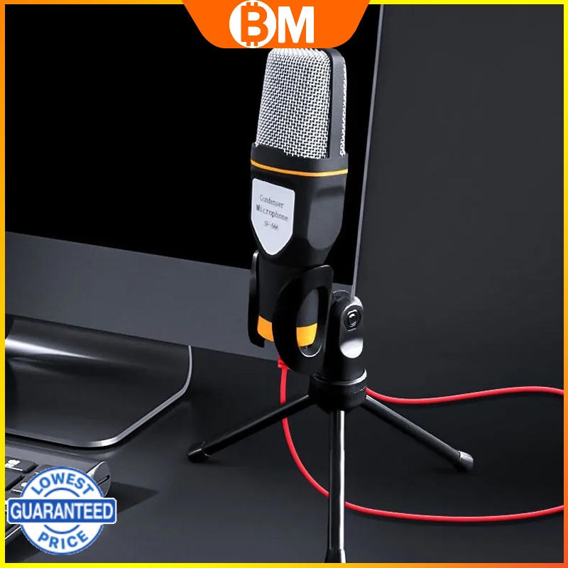 【cod】condenser Microphone Sf-666 Wired Computer Microphone With Tripod 