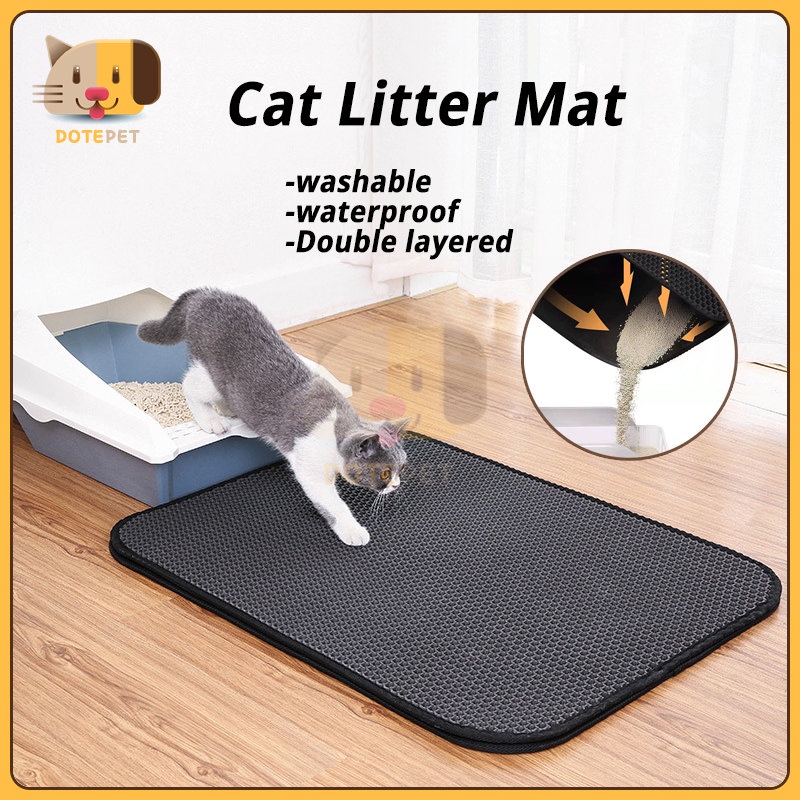 Cat Mat Double Layer Cat Litter Mat Trapping Mat Waterproof Eva