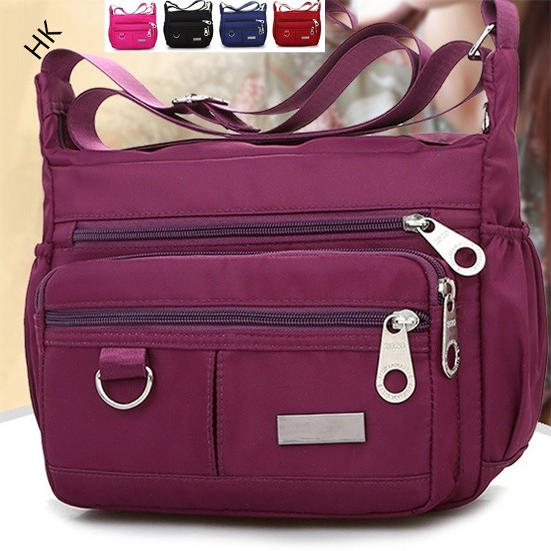 Women Shoulder Bag Multi-pocket Design Waterproof Casual High Capacity Crossbody Bag main image 0