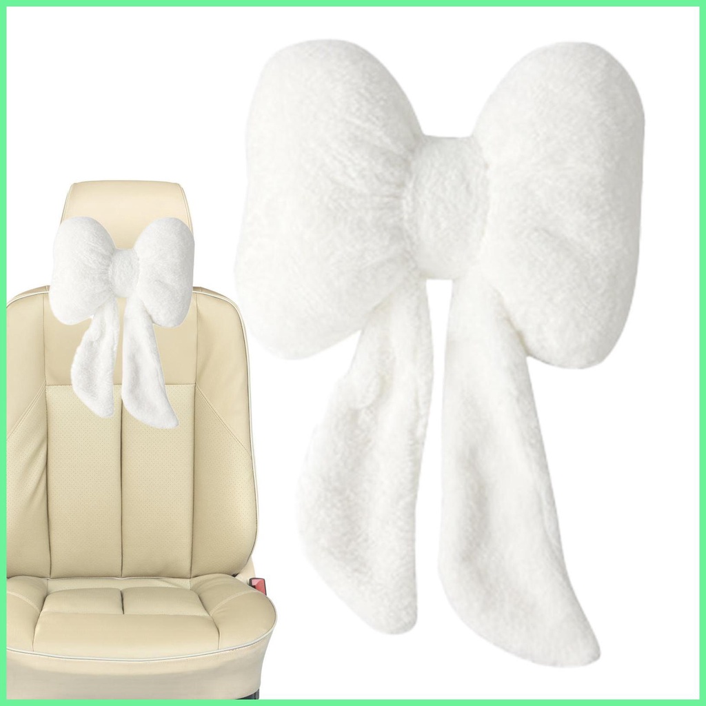 Car Headrest Pillow Tie Neck Pillow for Car Headrest Plush Cute Car