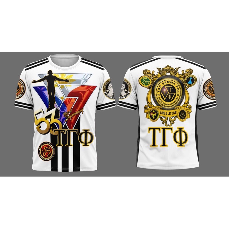Triskelion Fratshirt Frat Shirt Full Sublimation 53rd Triskelion/Tau ...