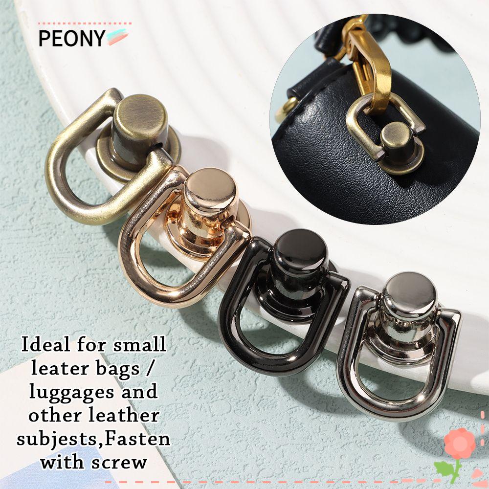 PEONY Metal Bag Rivet DIY Purse Bag Screw Nail Leather Craft Luggage ...