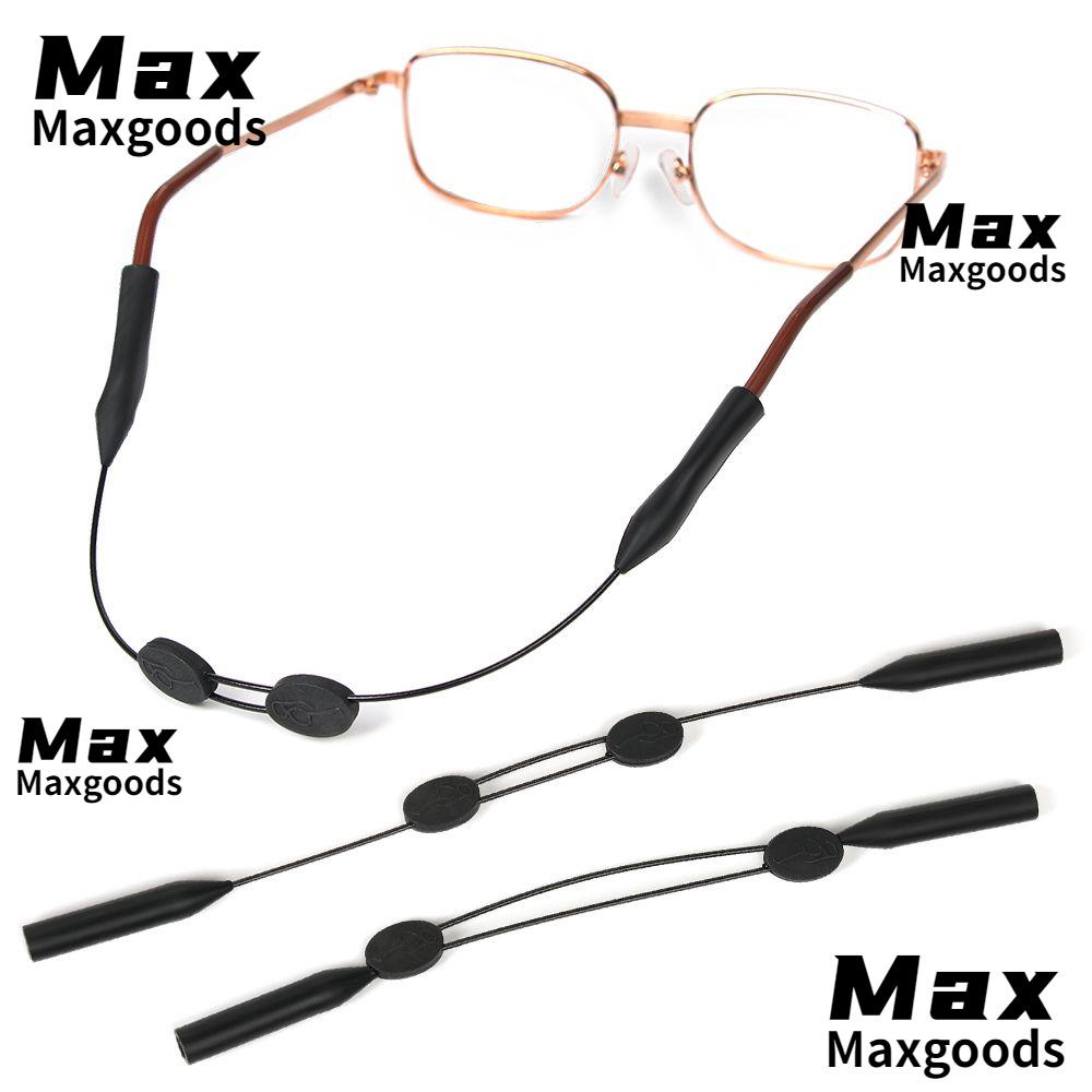 MAX Silicone Adjustable Eyewear Rope Scalable Glasses Strap Eyeglass ...