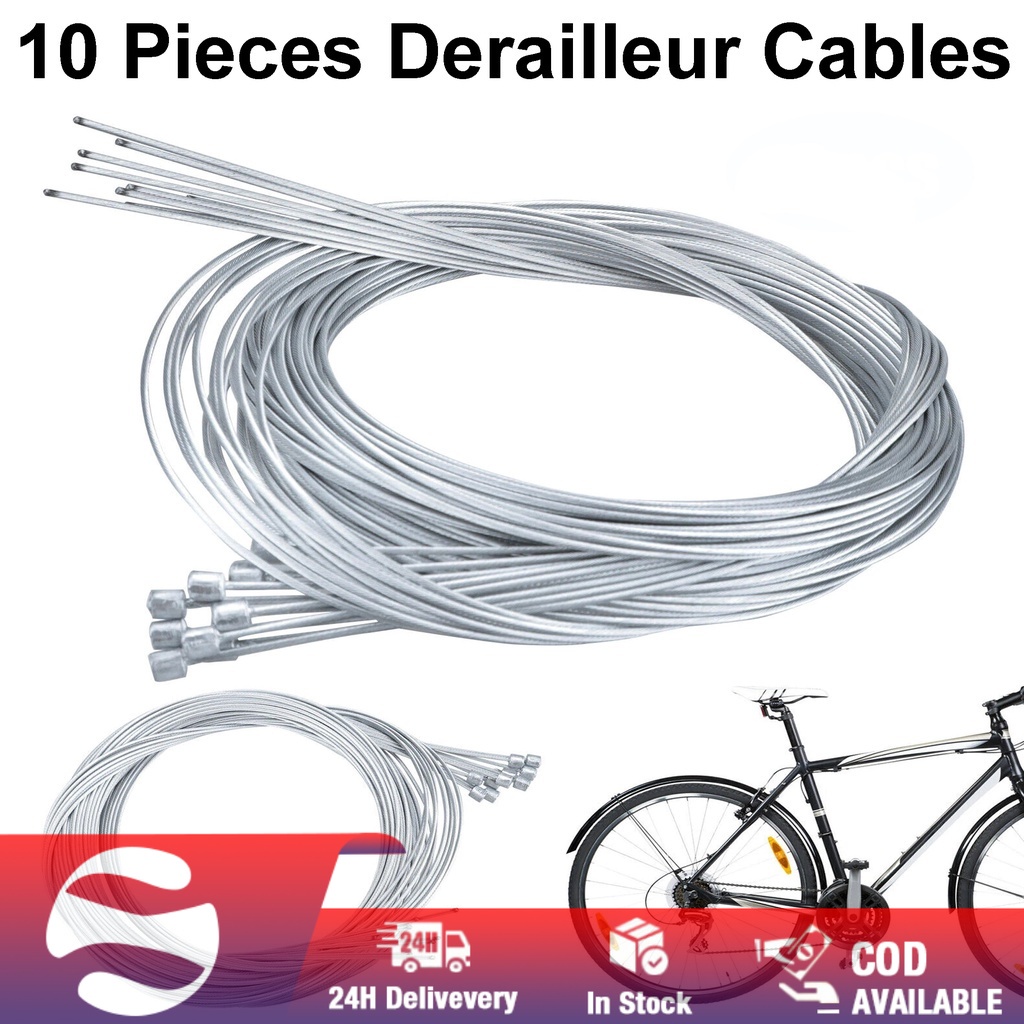 10PCS Bike Shift Cable, Bike Shift Cables, Premium Bike Shifter Cables