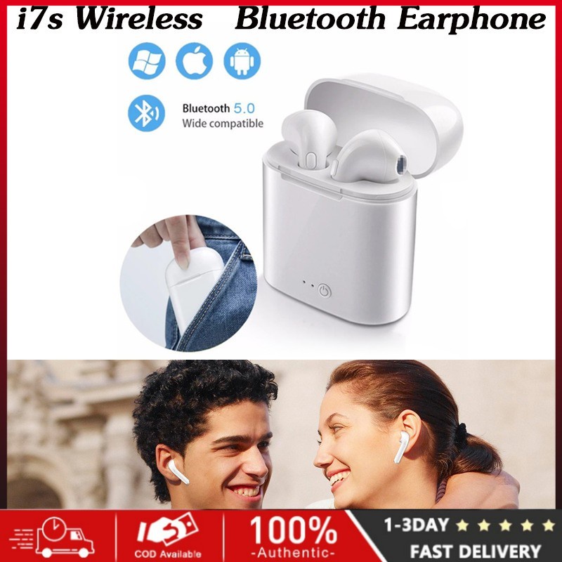 i7s Wireless Earbuds Headset Bluetooth Earphone | Shopee Philippines