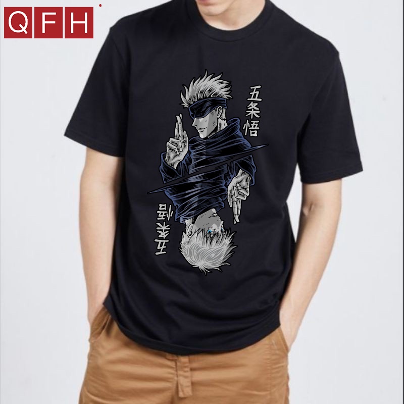 Jujutsu Kaisen Anime Gojo Satoru Printed T-shirt Shirt Spot Stock anime ...