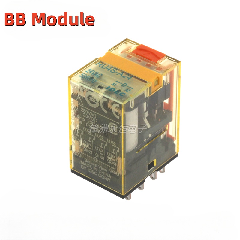 Original Authentic IDEC Waizumi Middle Relay RU4S-A24 14 Pin AC24V ...