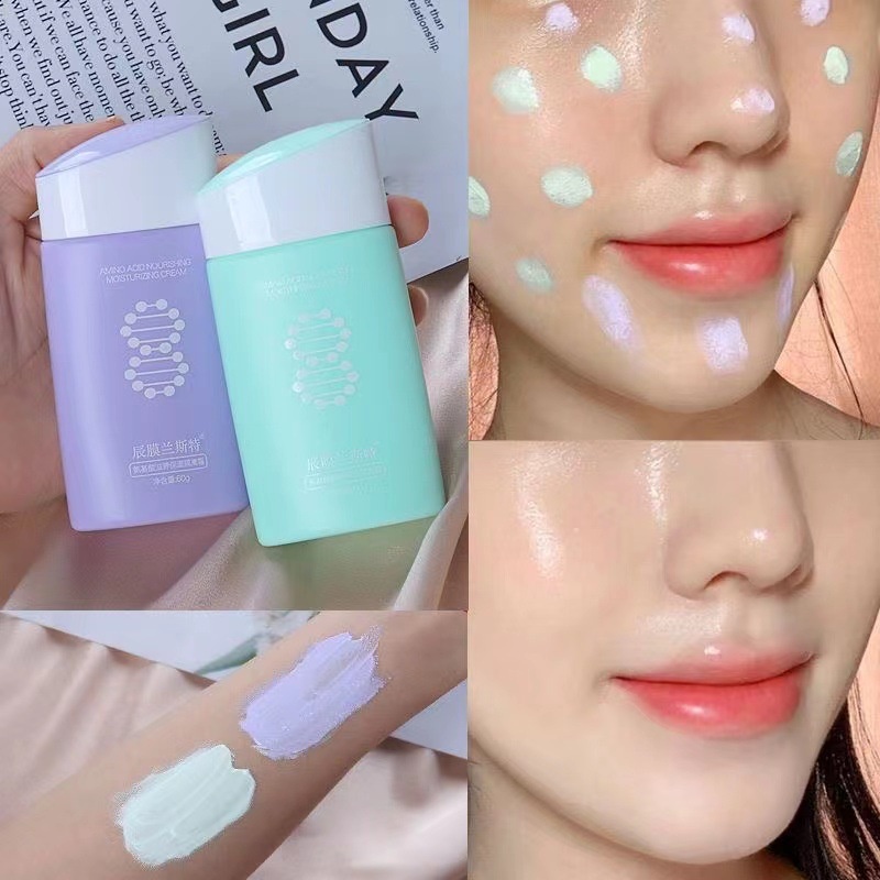 New LongLasting makeup primer purple and green color 60ml Shopee