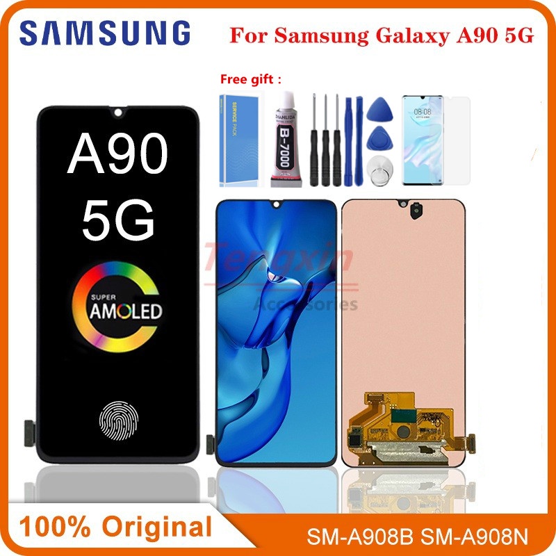 6.7"; Original AMOLED For Samsung Galaxy A90 5G A908 A908N A9080 LCD ...